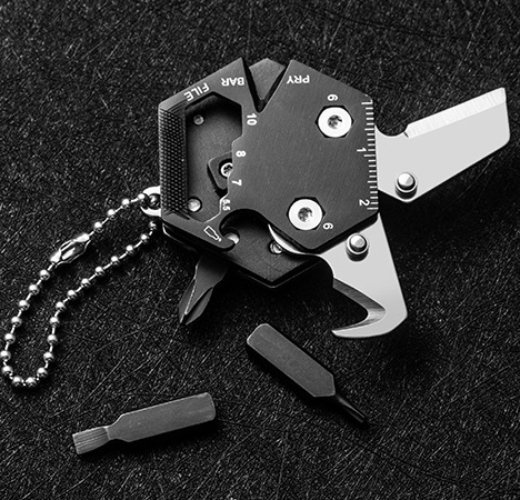 Best Selling Outdoor Survive 15 In 1 Utility Mini Multi Function Tactical Gadget 