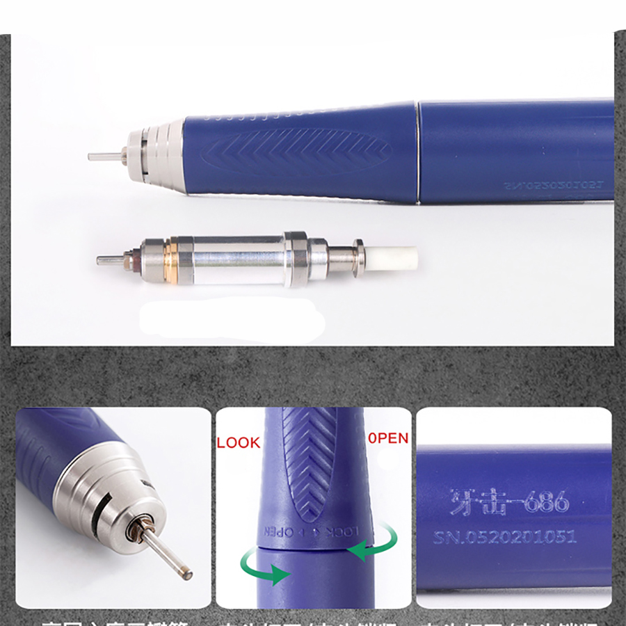 Jewelry Tools 150w 50000rpm Brushless Micromotor Handheld Other Woodworking Machinery Grinders Stone Beads Carving Machine 