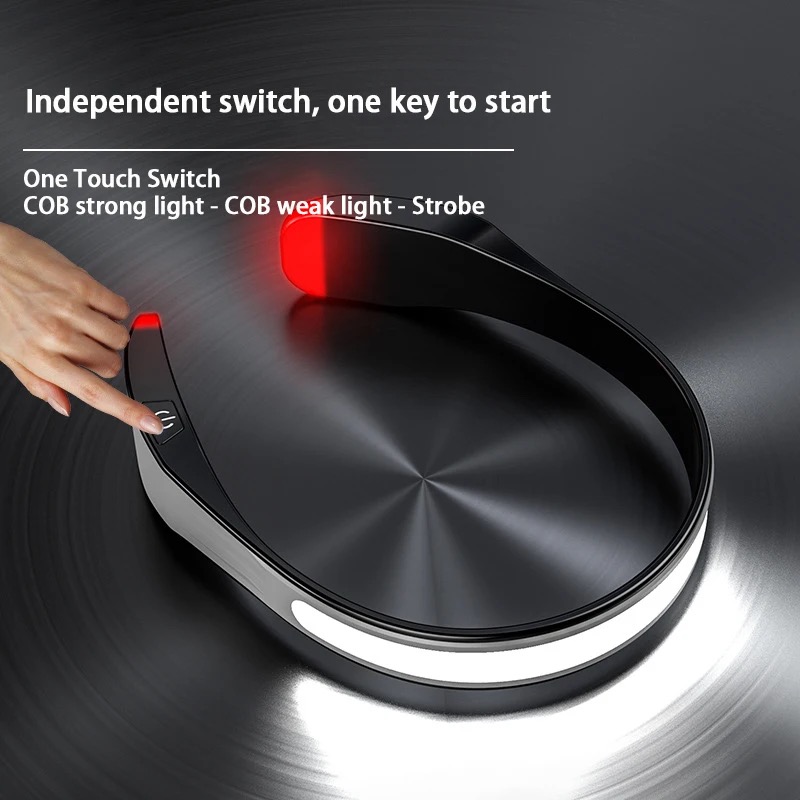 Portable Rechargeable Head Lamp Xpe Cob Outdoor Running Climbing Working Waterproof Sensor Led Headlight Headlamp 