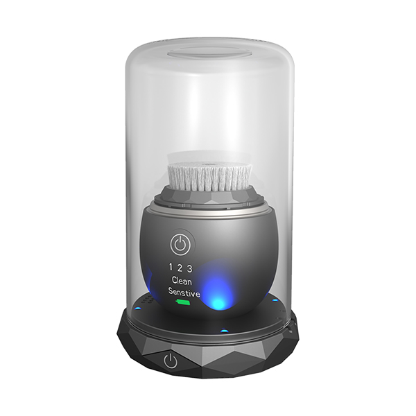 Factory Direct 2 In 1 Beauty Product Replaceable Device Face And Tooth Brush Electric Deep Cleansing Brush 