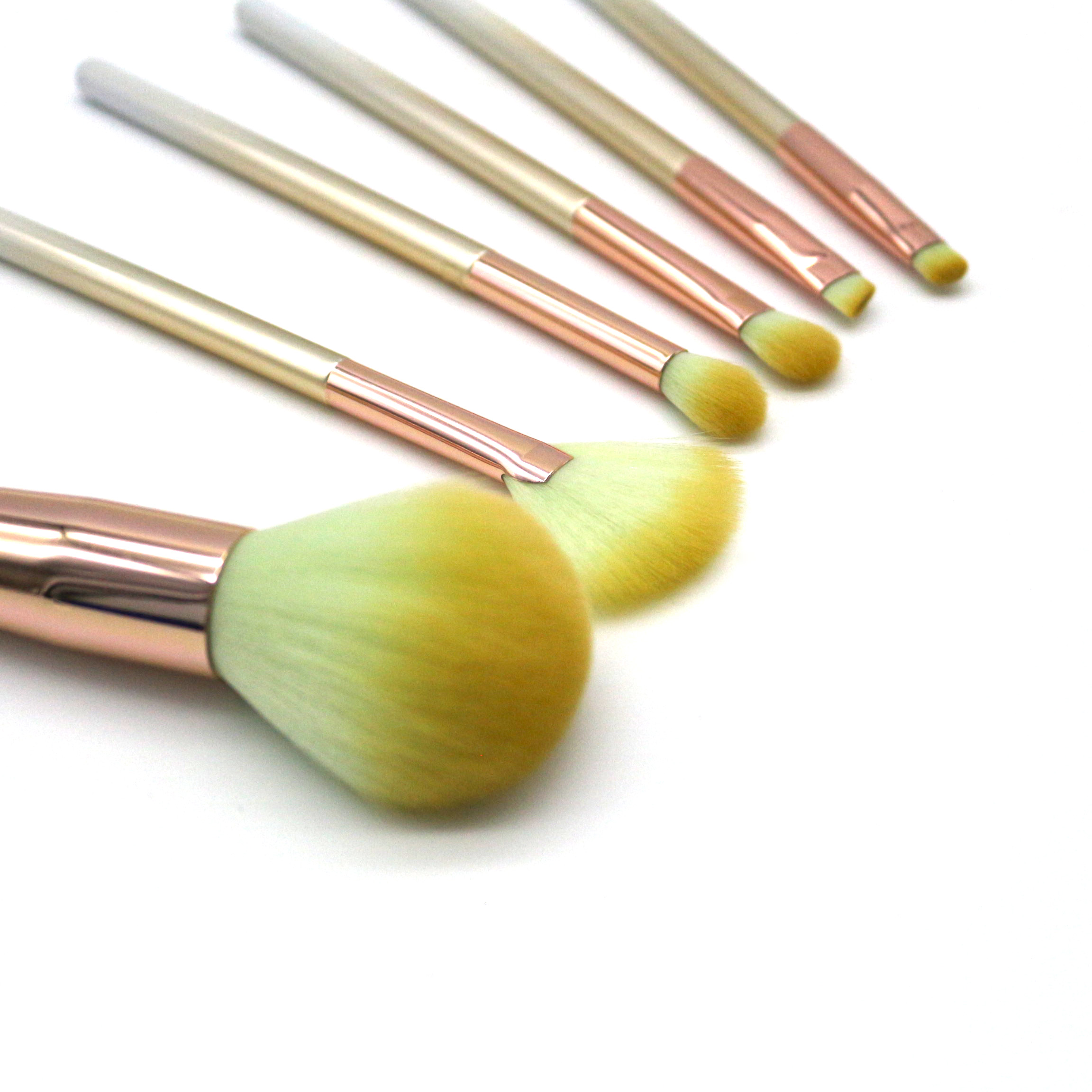 Professional Vegan Soft Synthetic Fiber Custom Logo Eco Friendly Beauty Products For Women Makeup Brushes Set 