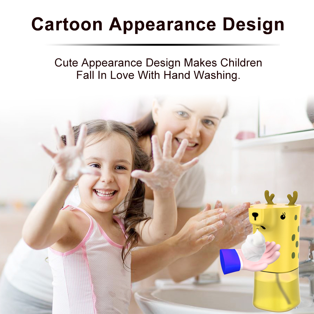 Child Like Cartoon Foam Soap Dispenser Home Appliance Automatic Foam Soap Dispenser 