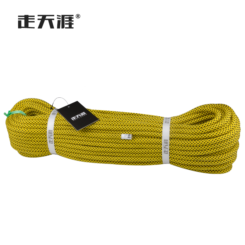 Wholesale Outdoor Climbing Rope Braided Camping Escape Safety Rope Mountain Dynamic Climbing Rope 