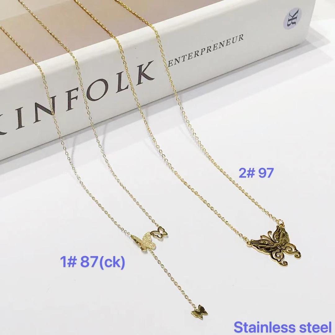 Usa Xuping Jewelry Fashion Necklaces Hot Sale High Quality 14k Gold Stainless Steel Necklace Elegant Necklace For Woman 