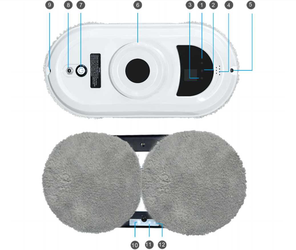 Wholesale Window Cleaner Robots Electronic Home Appliance Glass Window Vacuum With Remote Control 