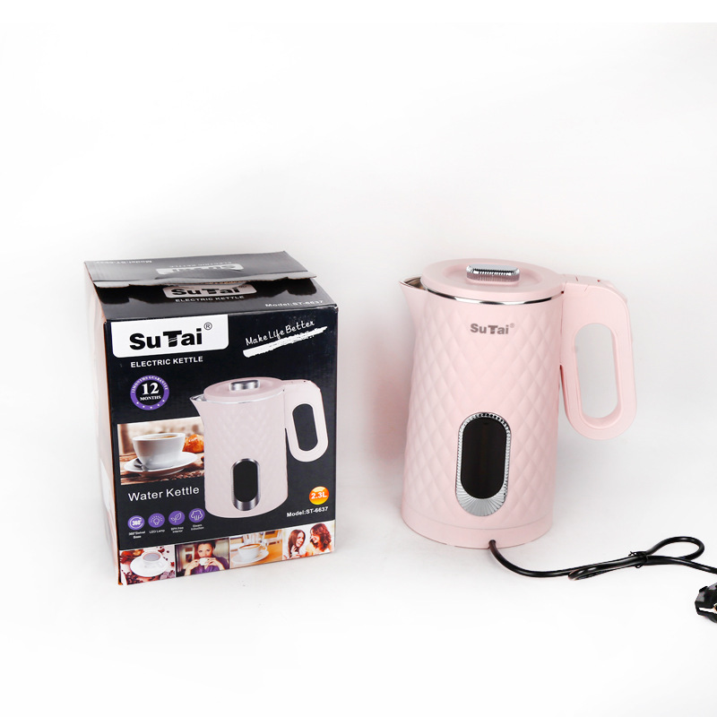 Sutai Home Appliance Stainless Steel Water Electric Kettle 2.3l Good Price Pink 