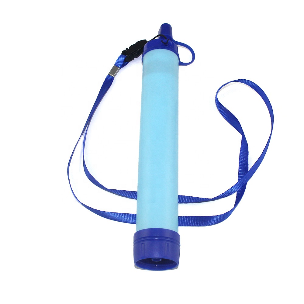 Outdoor Survival Bottle Water Filtration System Drinking Personal Water Filter Life Water Filter Straw For Camping Hiking 