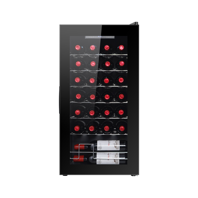28 Bottles Low Noise Smart Home Appliances Wine Cooler 