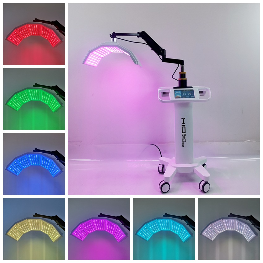 Best Selling Face Care 2022 Skin Beauty Products Portable Pdt Full Body Pdt 7 Color Pdt Photo Therapy Red Light Therapy Device 