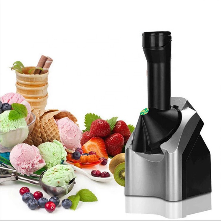 Portable Table Top Automatic Mini Small Soft Fruit Ice Cream Maker Machine For Home 