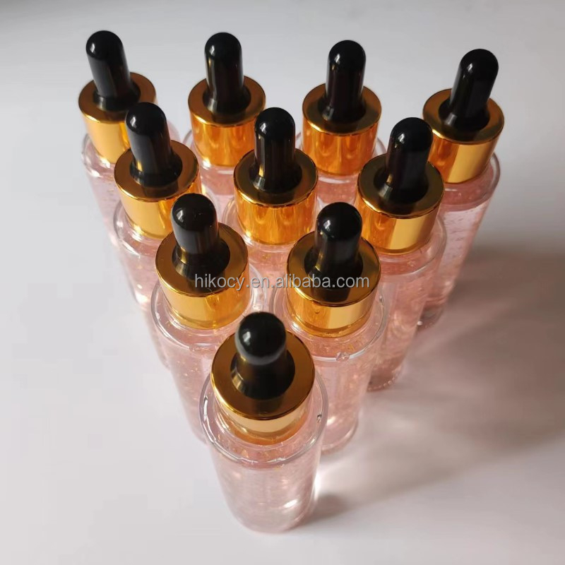 Oem Moisturizing Anti Wrinkle Blood Orange 24k Gold Foil Vitamin C Brighten Skin Care Serum Beauty Products Face Serum 