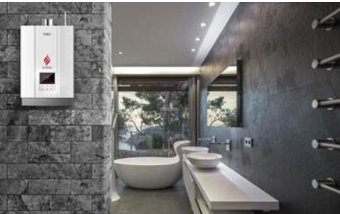 Home Appliance Black Color Copper Heat Exchange 3 Knobs Natural Gas Ckd Hot Water Heater Gas 