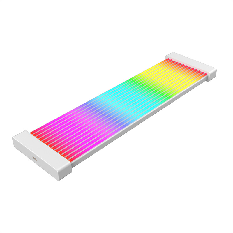 Computer 24p 8p Luminous Vest Multifunctional Argb Silicone Soft Light Board Computer Decoration Accessories Case Accessories 