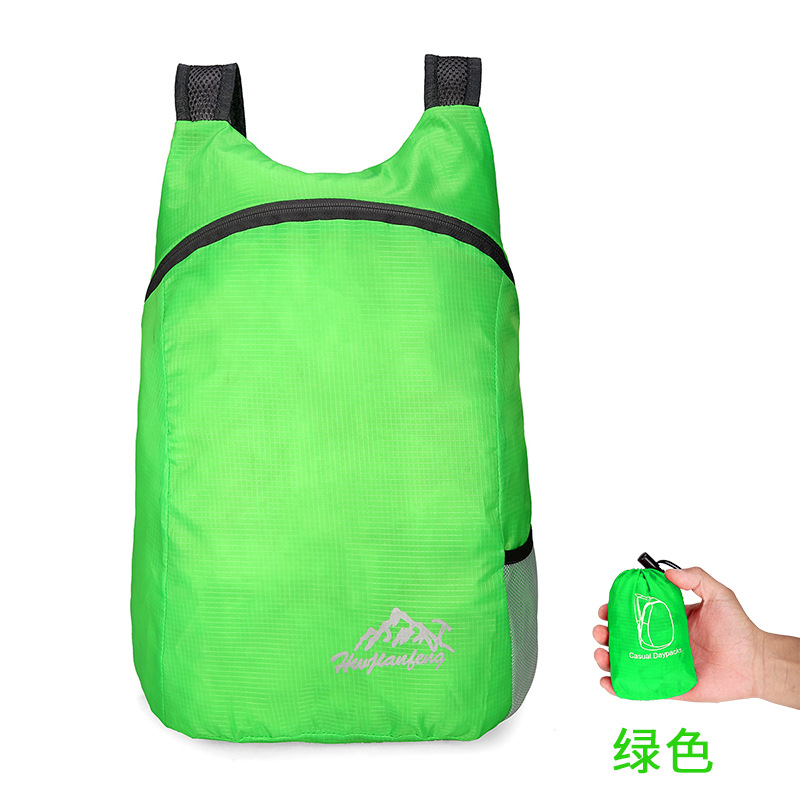 Wholesale Customized Custom Outdoor Sports Foldable Backpack Travel Camping Waterproof Backpack 