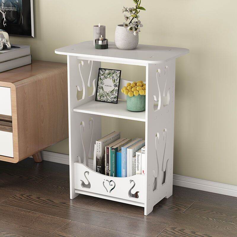 [Free Tablecloth] Bedside Table Modern Minimalist Nordic Mini Apartment Living Room Coffee Table Bedroom Side Table