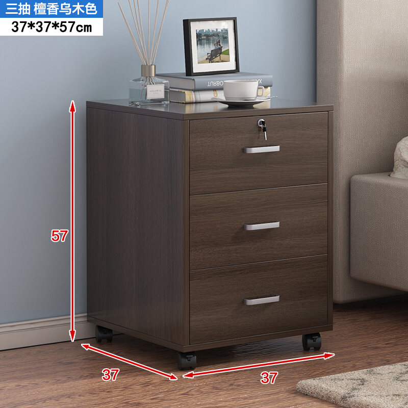 Bedside Table New New Small with Lock Minimalist Modern Storage Rack Small Cabinet Locker Bedside Storage Cabinet