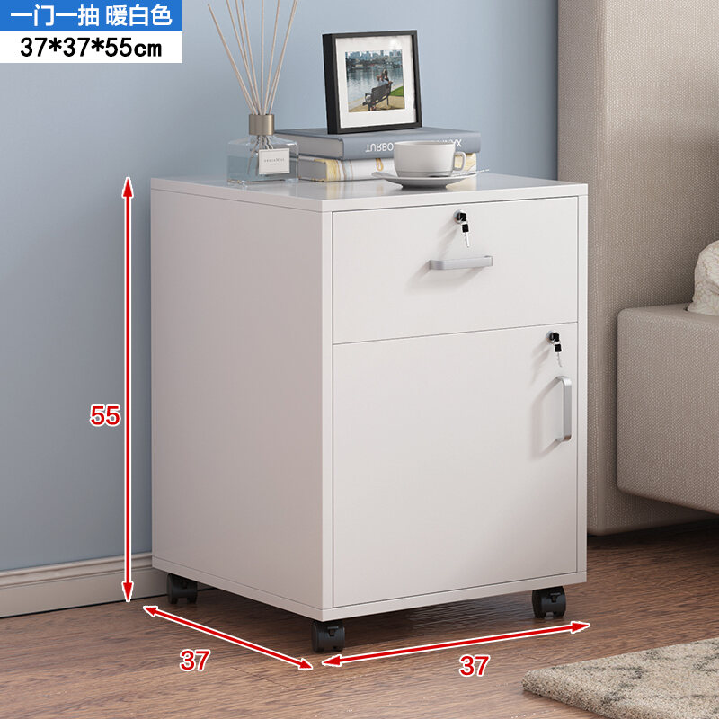 Bedside Table New New Small with Lock Minimalist Modern Storage Rack Small Cabinet Locker Bedside Storage Cabinet