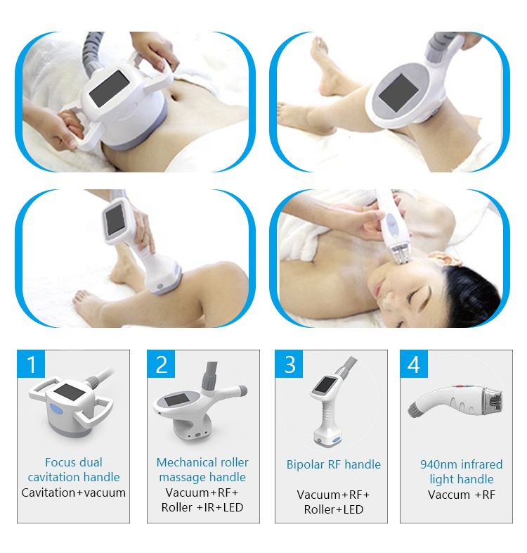 Vacuum Suction Machine/top Selling Beauty Products 2023/4 In 1 Body Contour Machine Hot Rollers 