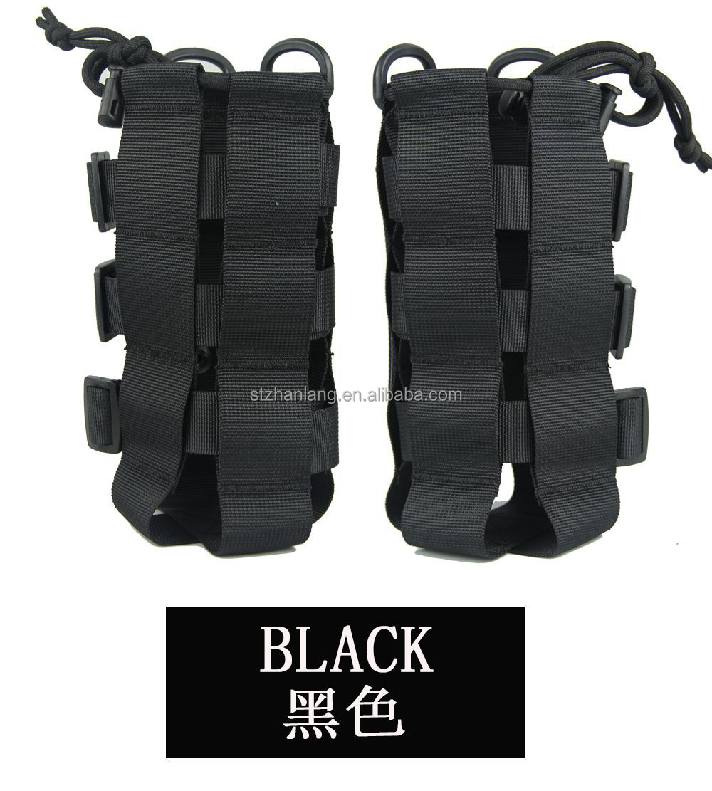 Warwolf Outdoor Hiking Camping Camo Nylon Multifunctional Tactis Adjustable Bottle Bag 