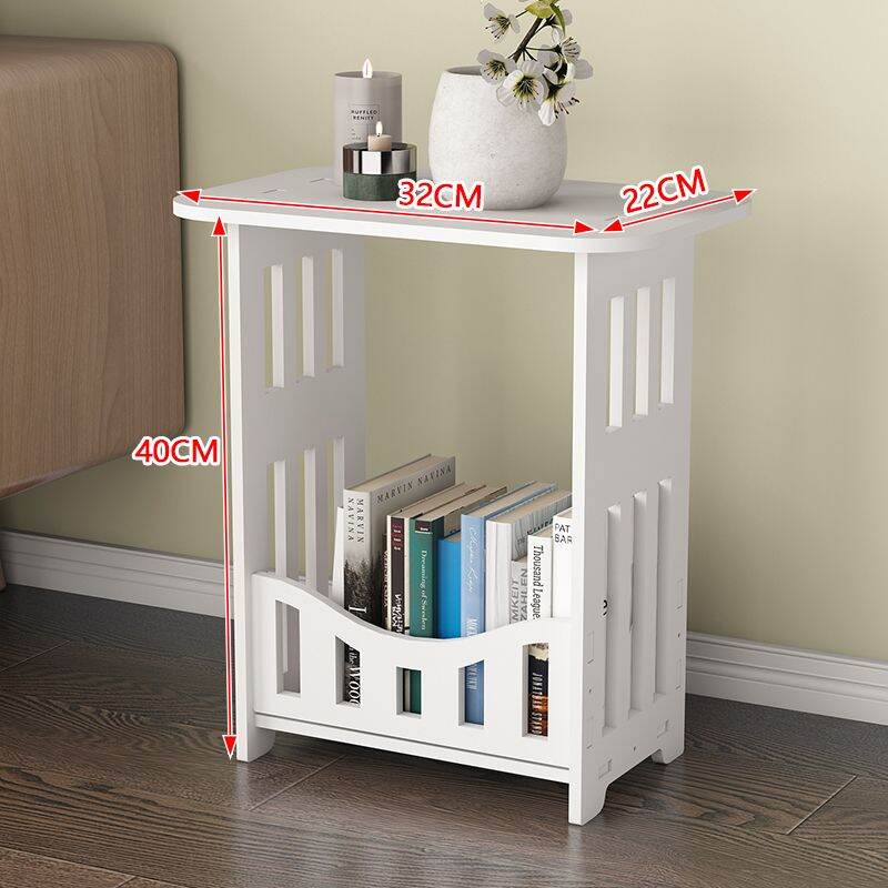 [Free Tablecloth] Bedside Table Modern Minimalist Nordic Mini Apartment Living Room Coffee Table Bedroom Side Table