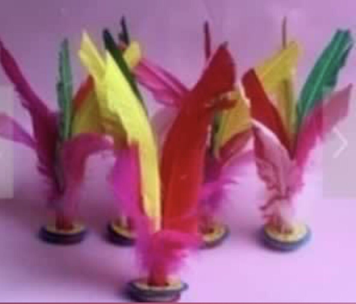 40 Qty Bulk Buy 20cm inch Chapteh | Chatek Feather shuttlecock | Traditional Shuttercock | Traditional Game Chatek | Tradition Game Chapteh | Children’s Day Gifts | Children Games
