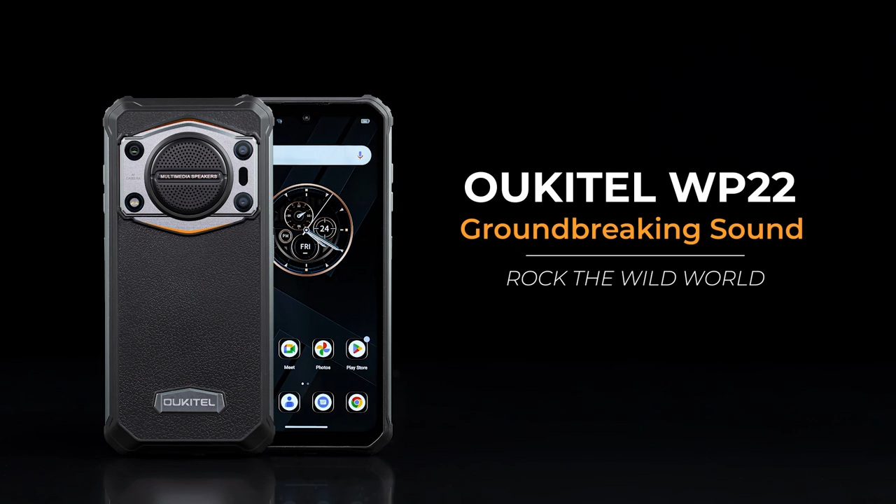 Oukitel WP22 Handphone（6.58“ FHD+ Android 13 13GB+256GB Rugged Handphone 10000mAh IP68/IP69K Mobiles 48MP AF Camera/ 20MP Night Vision Camera/2MP Helio P90 Face ID SOS OTG NFC GPS Smartphone）