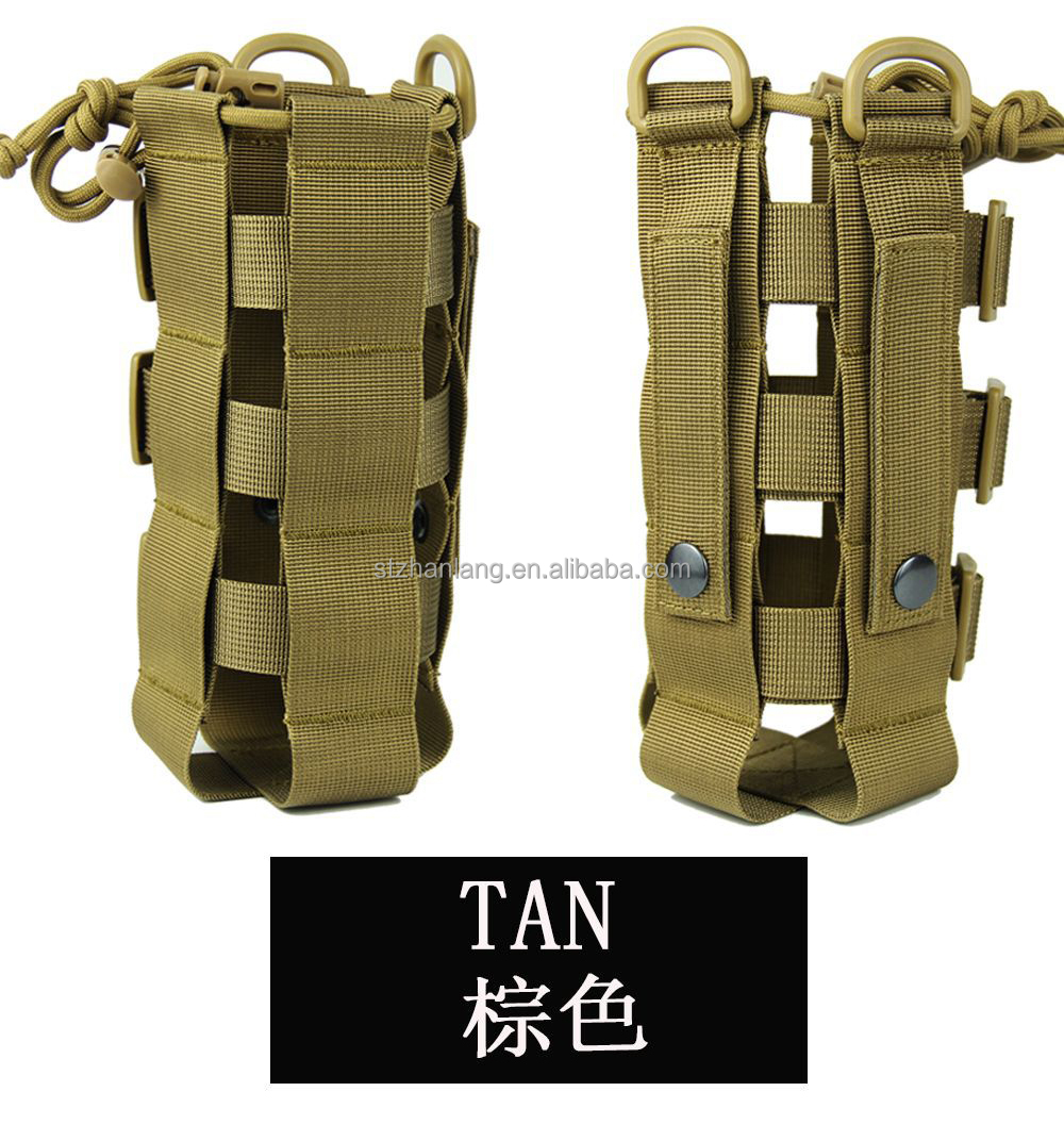 Warwolf Outdoor Hiking Camping Camo Nylon Multifunctional Tactis Adjustable Bottle Bag 