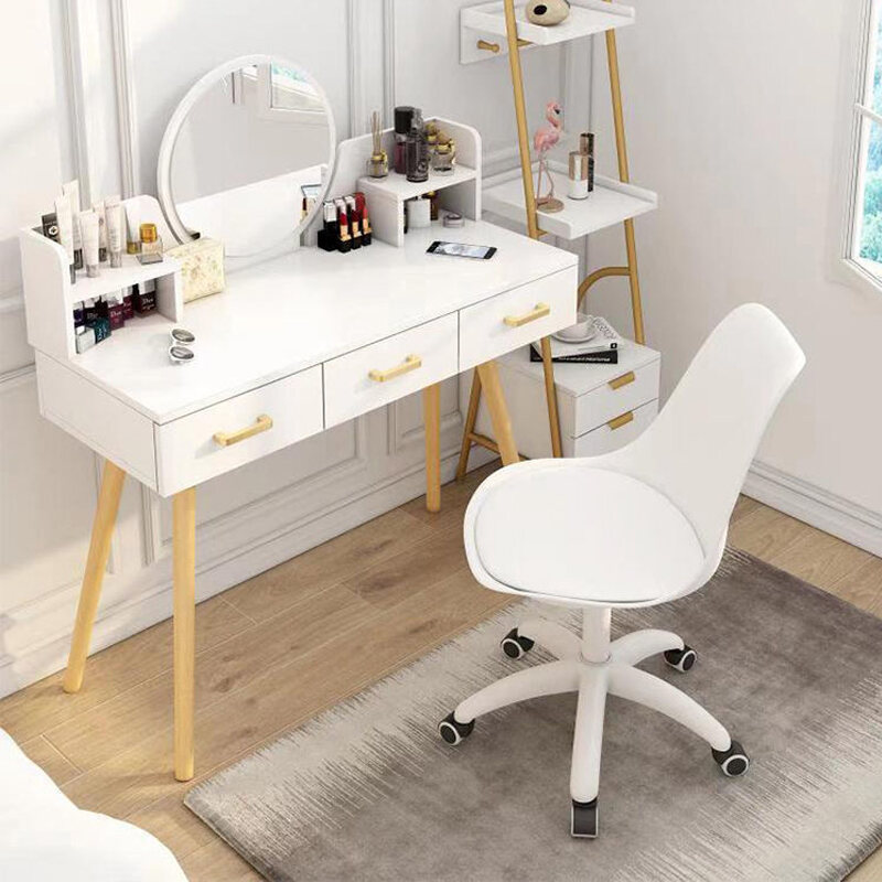 Minimalist Fashion Lazybones Universal Wheel Computer Chair Comfortable Long-Sitting Office Chair Dormitory Study Home Staff Stool