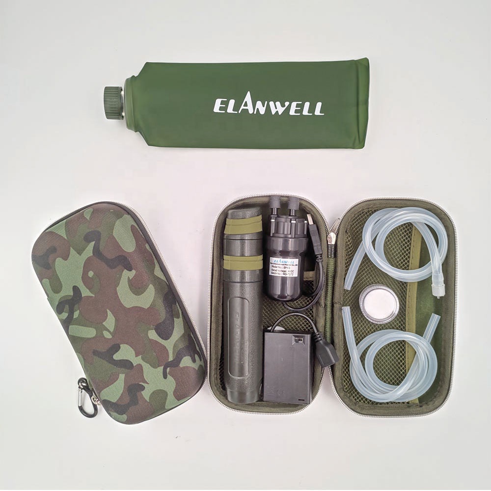 Portable Water Filter Straw For Expedition Camping Hiking Outdoor Travel 