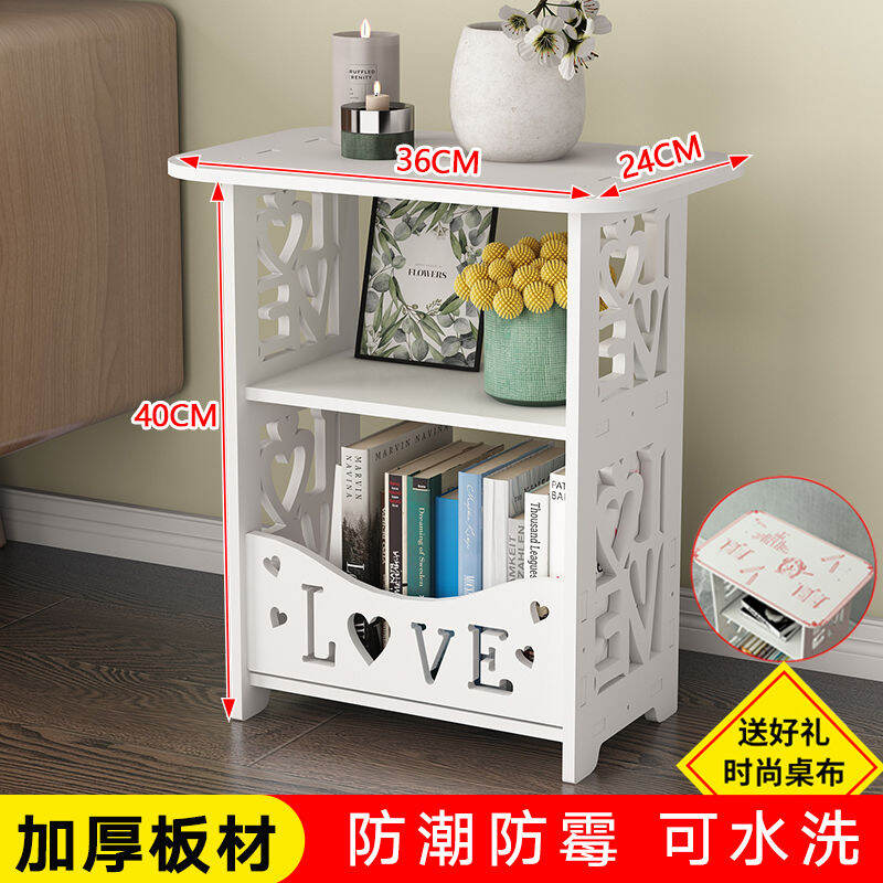 [Free Tablecloth] Bedside Table Modern Minimalist Nordic Mini Apartment Living Room Coffee Table Bedroom Side Table