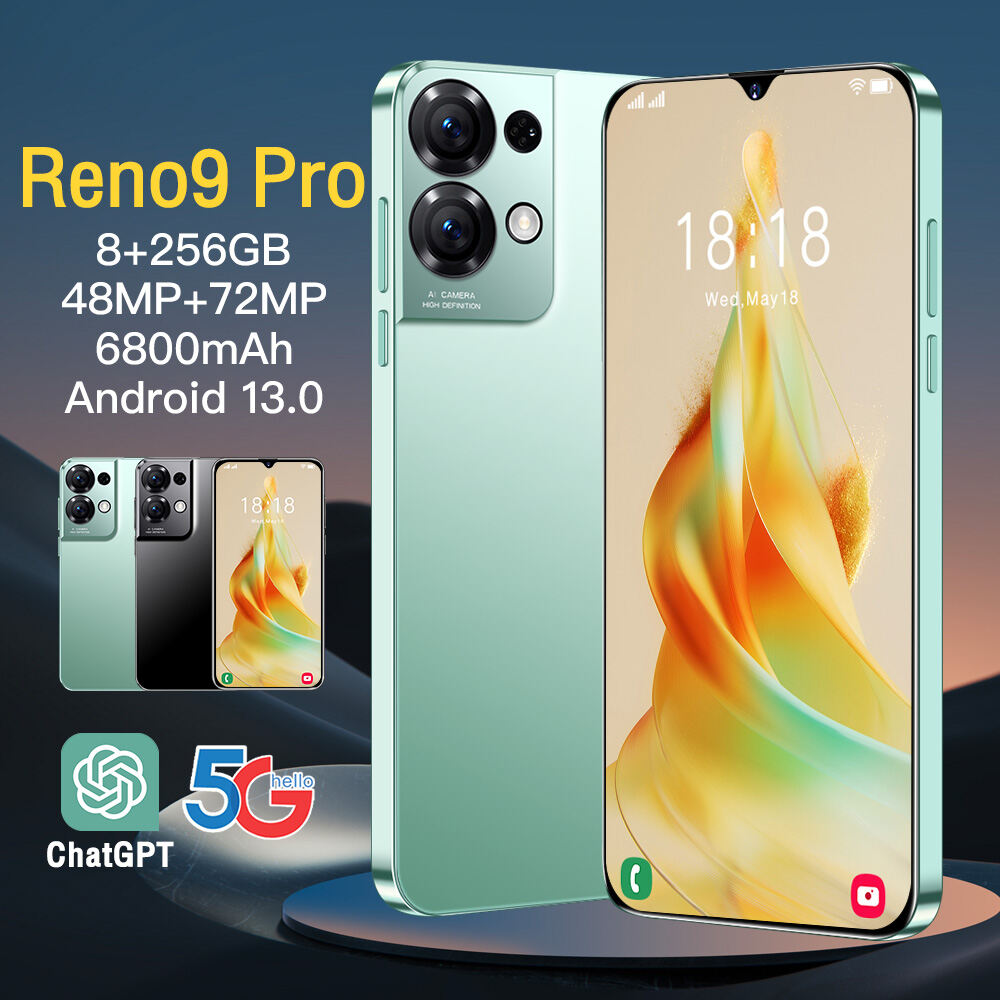 Reno9pro 4G/5G smartphone 6.8inch ultra clear screen 8+256GB memory Battery 6800mAh Lithium ion battery