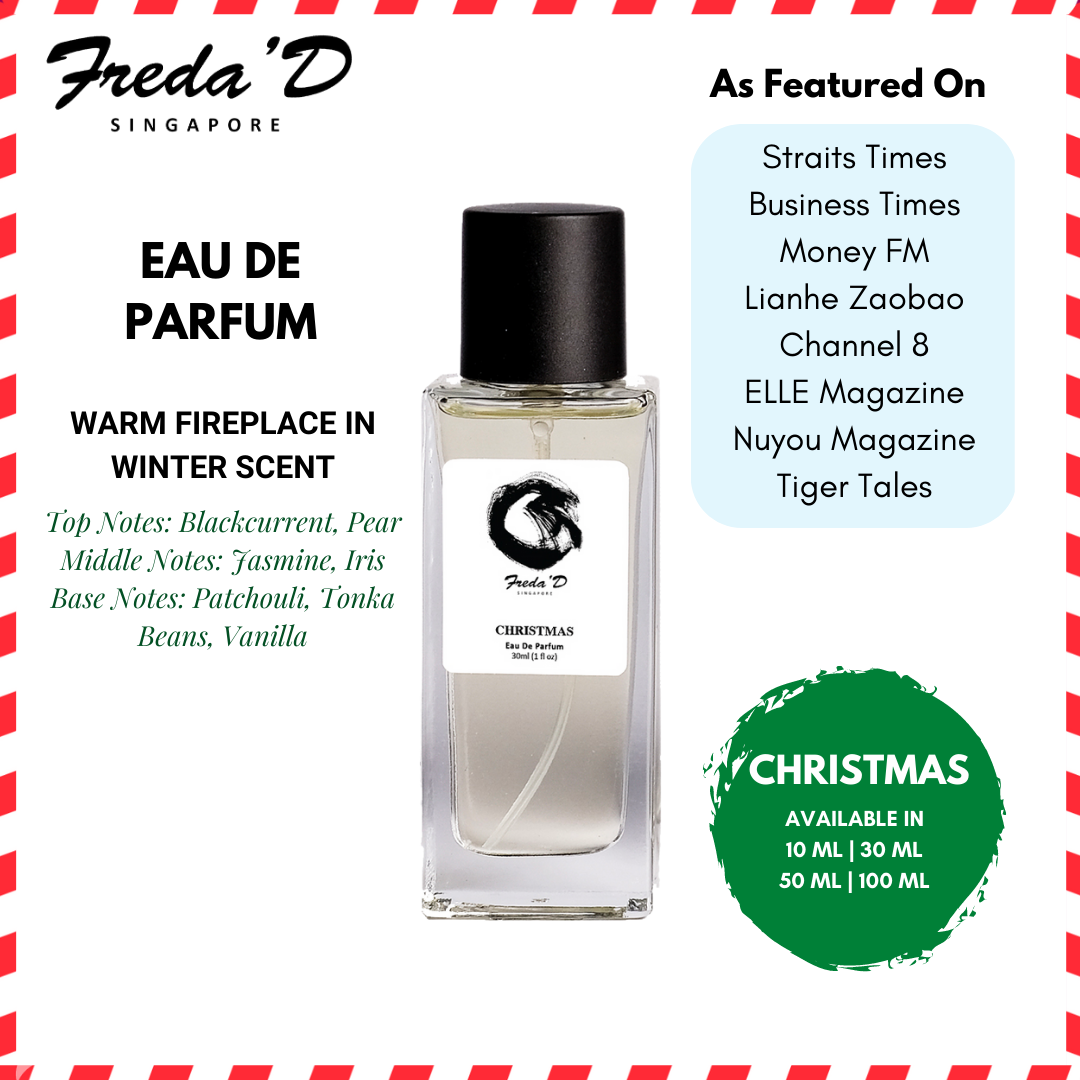 [SG Local Brand] Freda D Luxury Eau De Parfum EDP Long-lasting Artisanal Perfume Unisex - Christmas