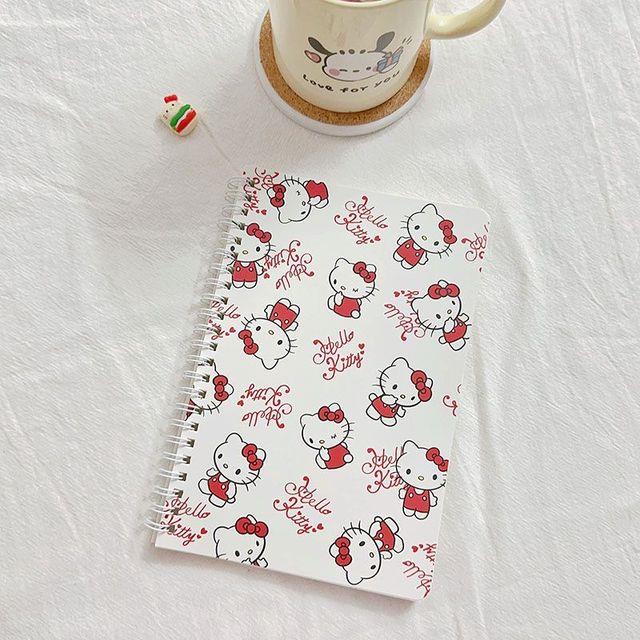 ❅ Cartoon Anime Sanrios Stationery Hello Kittys Kawaii Cute Student A5 Notebook Children Handbook Notepad Children's Gift