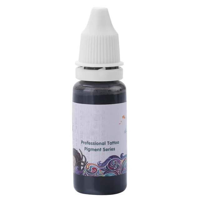15ml Professional Safe Natural Plant Tattoo Ink Body Paint Microblading Pigment Semi-pernament Makeup Inks Beauty Tool Supplies