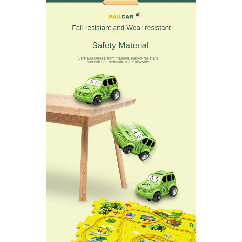 Puzzle Track Car Toy kids birthday gift children Christmas gift