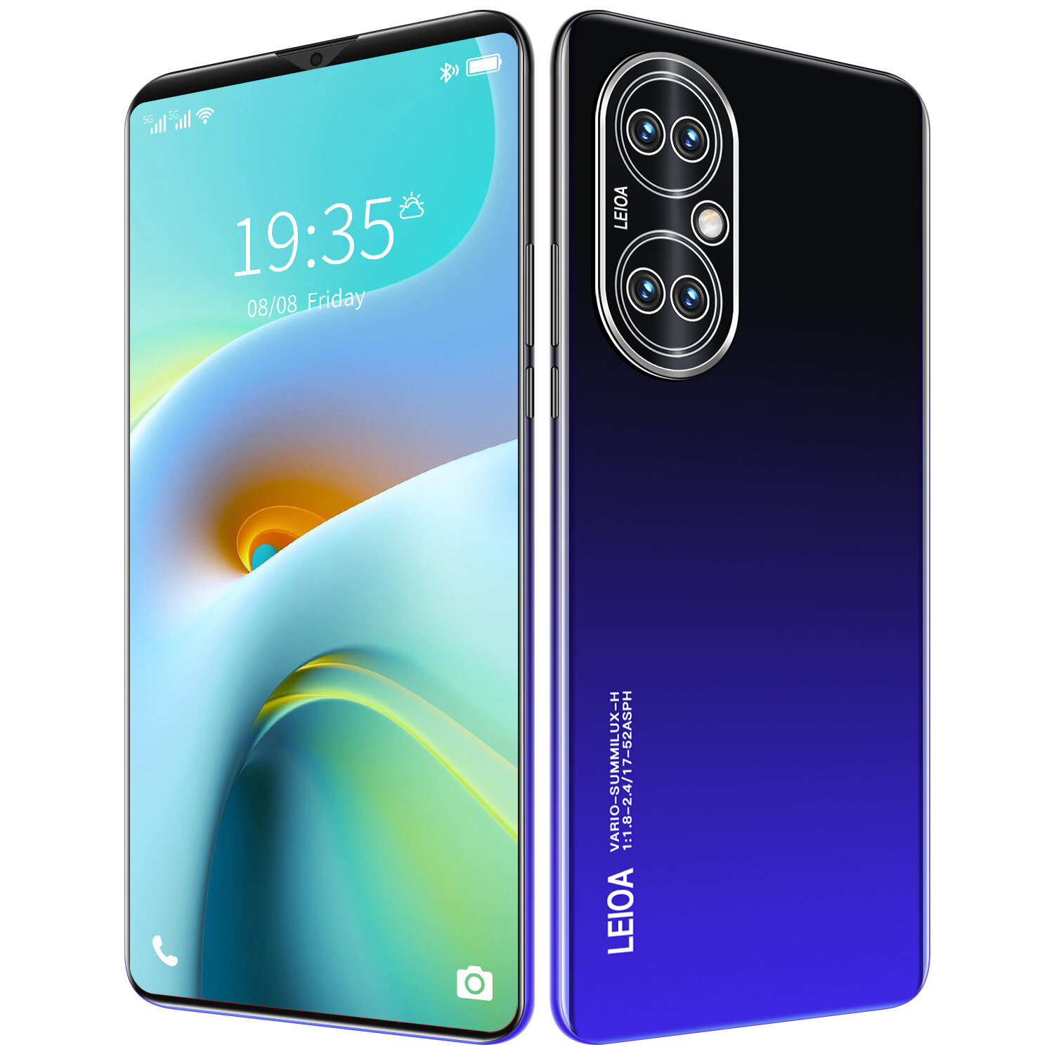 【goods in stock】NEW P50 pro Smart Phone 6.1Inch 8GB RAM+128GB ROM Dual Sim Dual Standby Face Recognition Smartphone Preferential price