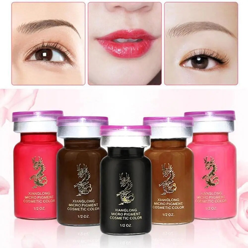 2021 Semi Permanent Eyebrow Tattoo Ink Durable Emulsions Makeup Pigment Microblading Coloring Beauty Tool Supplies