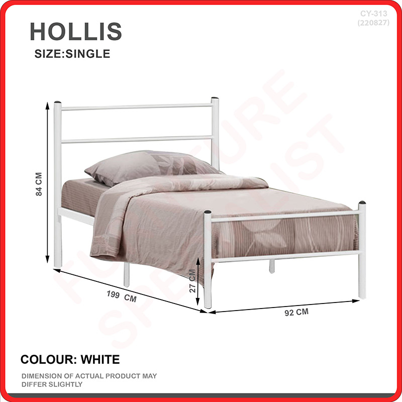 [Bulky]Furniture Specialist BUDGET METAL BED FRAME (SINGLE/ SUPER SINGLE/ QUEEN/ KING SIZE AVAIL)