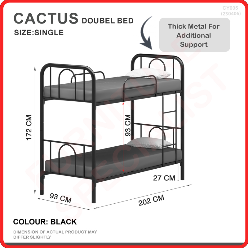 [Bulky]Furniture Specialist BUDGET METAL BED FRAME (SINGLE/ SUPER SINGLE/ QUEEN/ KING SIZE AVAIL)