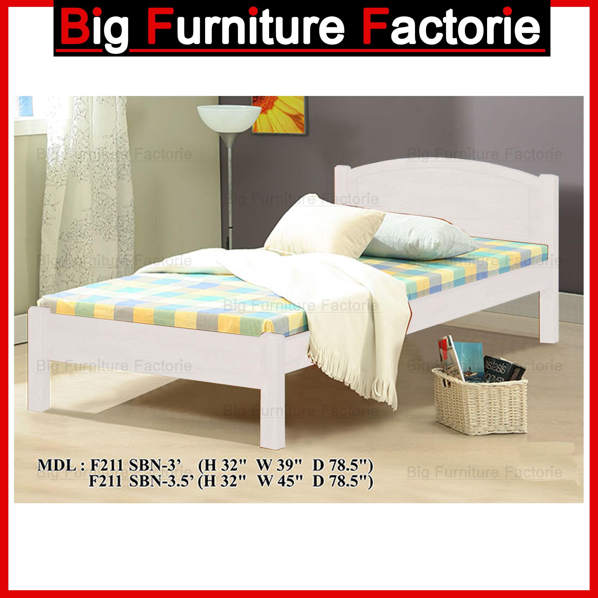 BFF-211-WB Solid Wooden Bed
