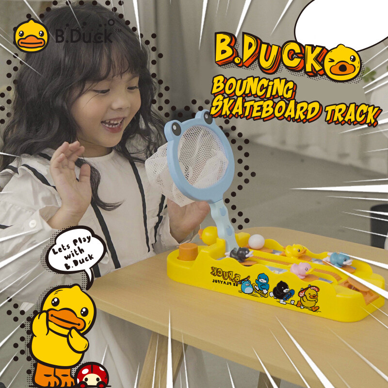 B.Duck Bounce Skateboard Track Children's Toys Boys And Girls Educational Desktop Game Interactive Toys