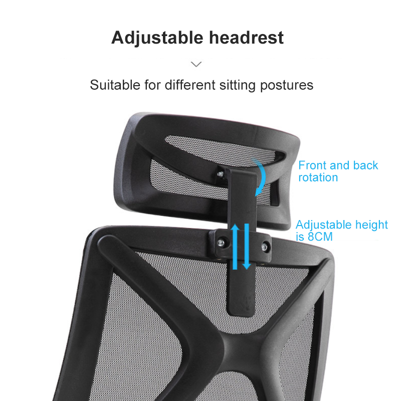 Ergonomic Office Chair - Rolling Desk Chair with 4D Adjustable Armrest, 3D Lumbar Support -  Option 100* 120* is Floor Mat, Mesh Computer Chair, Gaming Chairs, Executive Swivel Chair / Floor Mat