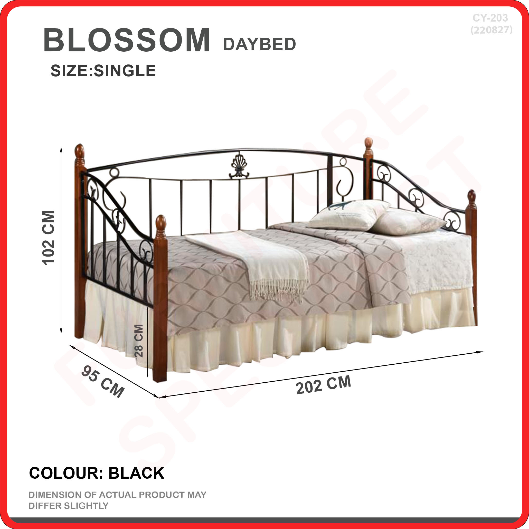 [Bulky]Furniture Specialist BUDGET METAL BED FRAME (SINGLE/ SUPER SINGLE/ QUEEN/ KING SIZE AVAIL)