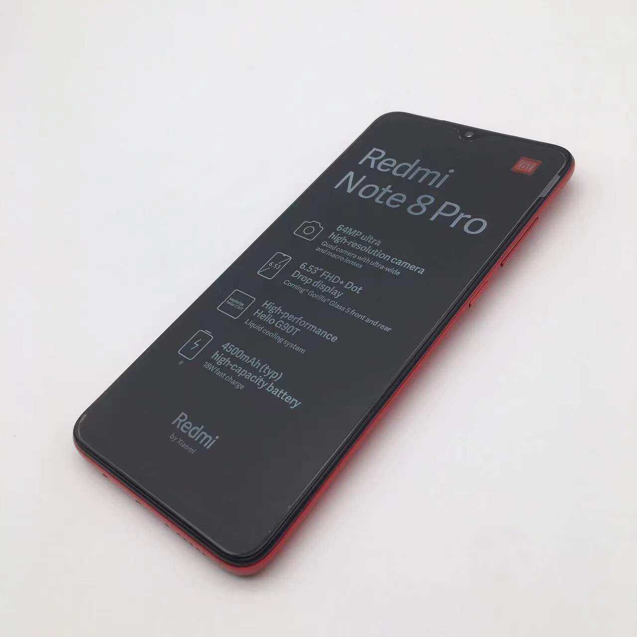 BRAND NEW Xiaomi Redmi Note 8 Pro Smartphone，6.53inchs Android Cellphone Original Phone 6GB RAM 128GB ROM Global ROM version Mobil Phone