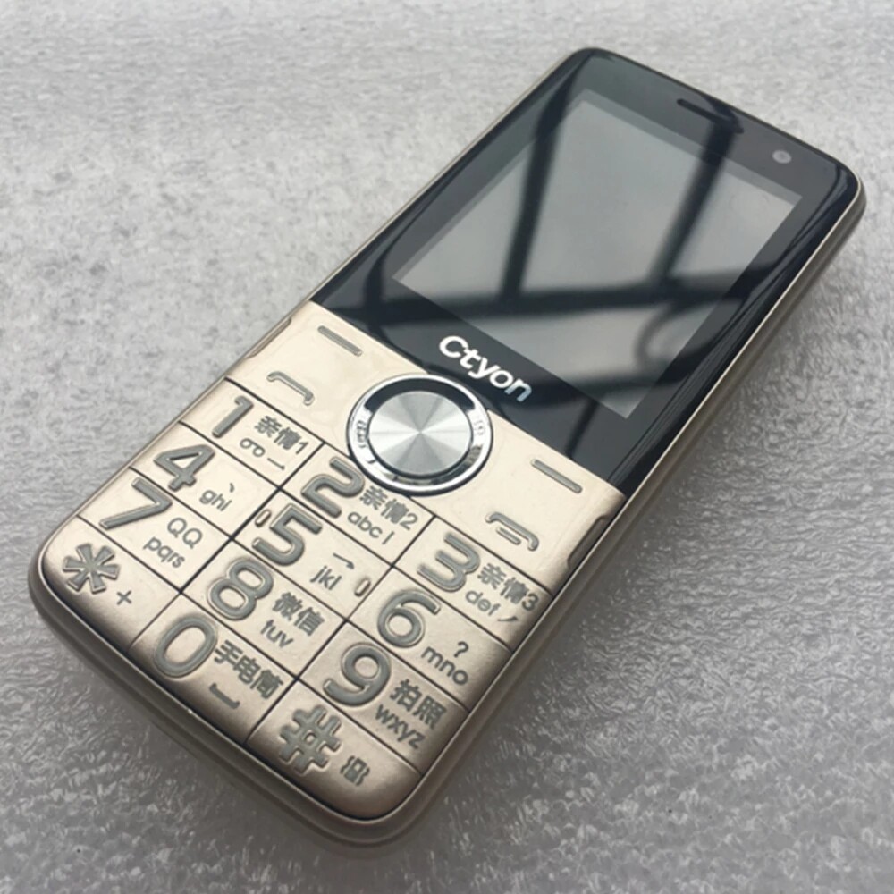 Ctyon CT07 Elderly 4G LTE Smartphone 512MB RAM 4GB ROM 2.4" Push Button MTK6737M Quad Android 6.0 0.3MP WiFi GPS Cheap Mobile Phone