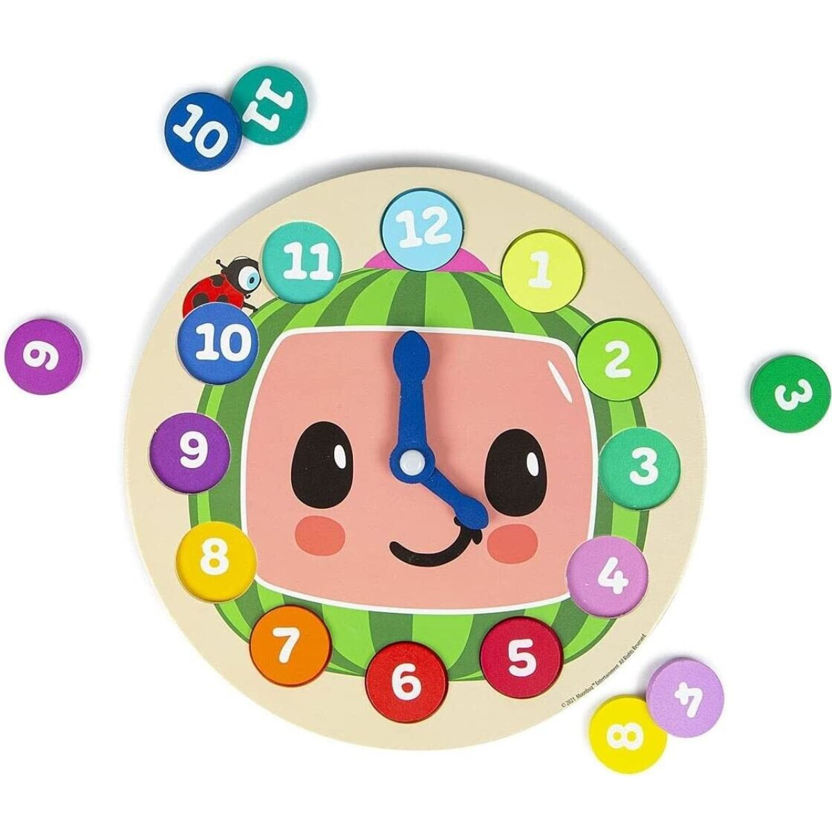 Cocomelon Wooden Learning Clock