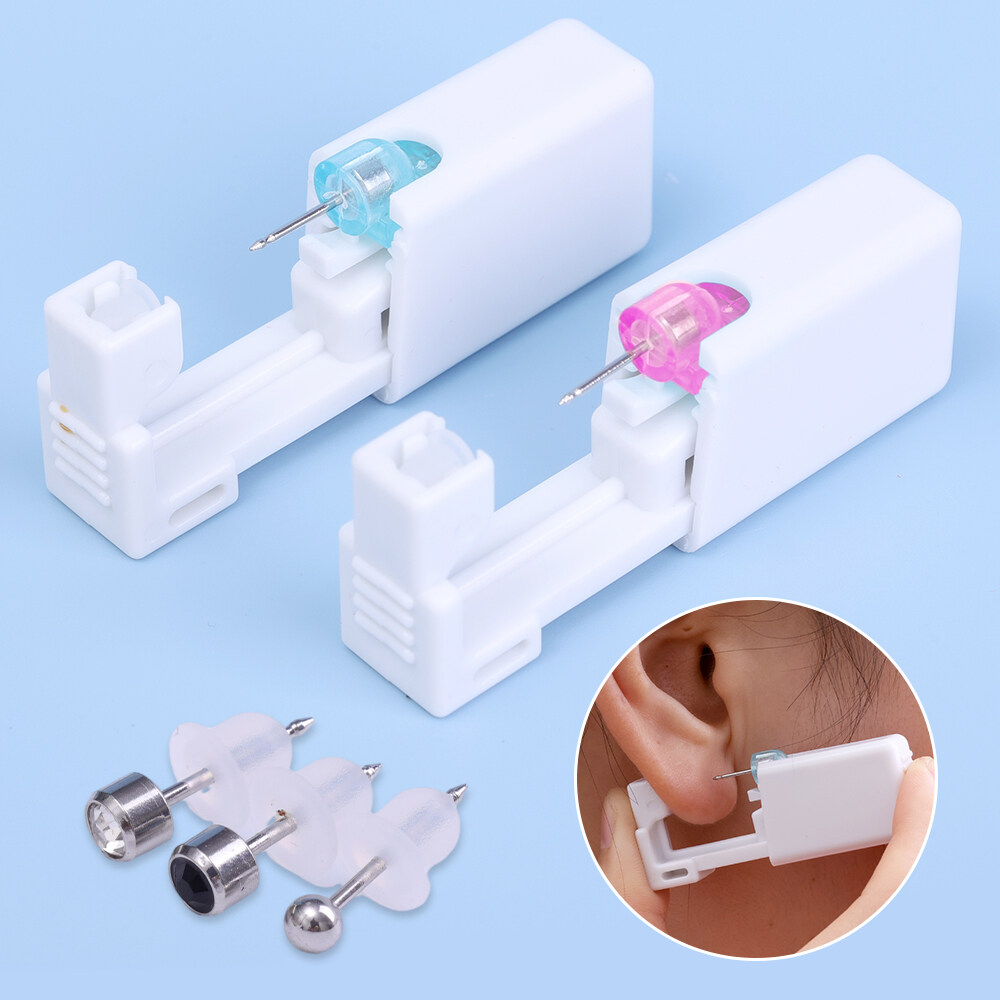 Disposable Safe Painless Ear Piercing Healthy Sterile Puncture Tool Without Inflammation for Earring Ear Piercing Set