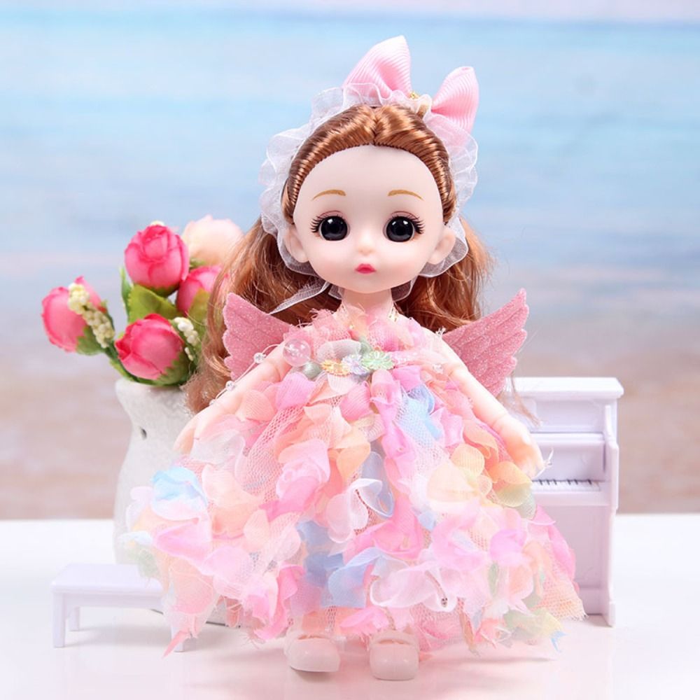 KIRIN Diy Toy Child Toys Princess Dolls Model Clothes Dress Up Gift Articulated Doll Princess Dolls Toys Toy Set Molly Girls' Doll Mini Multi Joint Doll Movable Jointed Princess Dolls