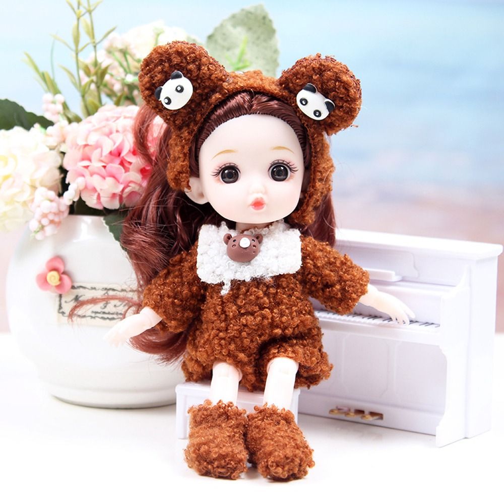 KIRIN Diy Toy Child Toys Princess Dolls Model Clothes Dress Up Gift Articulated Doll Princess Dolls Toys Toy Set Molly Girls' Doll Mini Multi Joint Doll Movable Jointed Princess Dolls