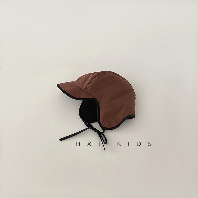 ▼✲ Ins windproof and coldproof children's Lei hat winter boys girls baby outdoor warm ear protection tide